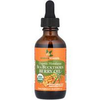 SeaBuckWonders, Organinis Himalajų šaltalankių uogų aliejus, 1000 mg, 52 ml (1,76 skysčio uncijos)