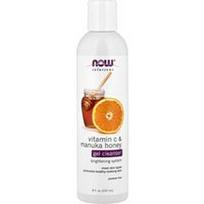 NOW Foods, Valomasis gelis su vitaminu C ir manukos medumi, 237 ml