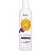 NOW Foods, „Solutions“, valomasis tonikas su vitaminu C ir acai uogomis, 237 ml