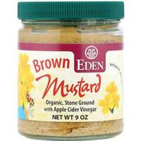 Eden Foods, Organinės rudosios garstyčios su obuolių sidro actu, 9 uncijos