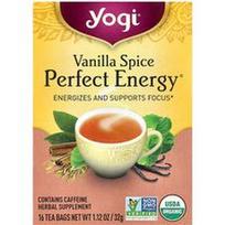Yogi Tea, „Perfect Energy®“, vanilės ir prieskonių skonio, 16 arbatos pakelių, 32 g