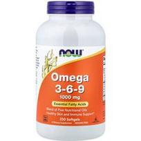 NOW Foods, Omega 3-6-9, 250 minkštųjų kapsulių