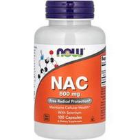 NOW Foods, NAC su selenu, 100 kapsulių