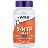 NOW Foods, 5-HTP, 100 mg, 60 vegetariškų kapsulių