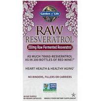 Garden of Life, Neapdorotas resveratrolis, 60 veganiškų kapsulių