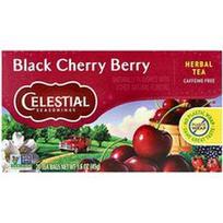 Celestial Seasonings, Žolelių arbata, juodųjų vyšnių uogų, be kofeino, 20 arbatos pakelių, 45 g
