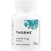 Thorne, 5-MTHF, 5 mg, 60 kapsulių