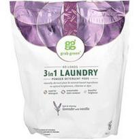 Grab Green, 3 viename skalbimo miltelių kapsulės, levandų ir vanilės, 60 skalbimų, 960 g