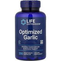 Life Extension, Optimizuotas česnakas, 200 vegetariškų kapsulių (600 mg vienoje kapsulėje)
