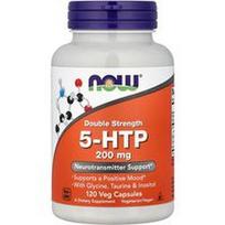 NOW Foods, 5-HTP su glicinu, taurinu ir inozitoliu, 120 vegetariškų kapsulių