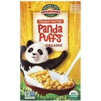 Nature's Path, „EnviroKidz“, ekologiški „Panda Puffs®“ dribsniai su žemės riešutų sviestu, 300 g