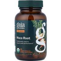 Gaia Herbs, Makos šaknis, 60 veganiškų kapsulių (500 mg vienoje kapsulėje)