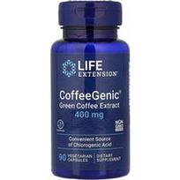 Life Extension, „CoffeeGenic®“, žaliosios kavos ekstraktas, 400 mg, 90 vegetariškų kapsulių