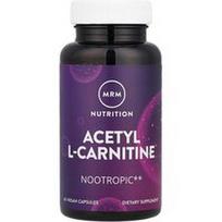 MRM Nutrition, Acetil-L-karnitinas, 60 veganiškų kapsulių