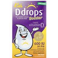 Ddrops, Vaikams, stiprintuvas, ekologiškas skystas vitaminas D3, 15 mcg (600 TV), 0.09 fl oz (2.8 ml)