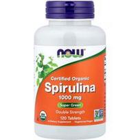 NOW Foods, Spirulina, 1000 mg, 120 tablečių