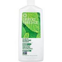 Desert Essence, Arbatmedžio aliejaus itin priežiūros burnos skalavimo skystis, mega mėtų skonio, 473 ml