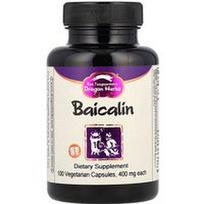 Dragon Herbs, Baicalin, 400 mg, 100 vegetariškų kapsulių