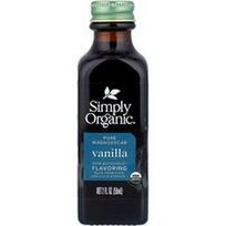 Simply Organic, Gryna Madagaskaro vanilė, nealkoholinis kvapiklis, 59 ml (2 skysčio uncijos)