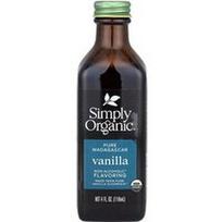 Simply Organic, Gryna Madagaskaro vanilė, nealkoholinis kvapiklis, 118 ml (4 skysčio uncijos)