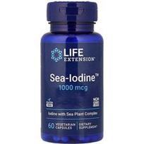 Life Extension, „Sea-Iodine™“, 1000 mcg, 60 vegetariškų kapsulių