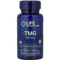 Life Extension, TMG, 500 mg, 60 skystų vegetariškų kapsulių