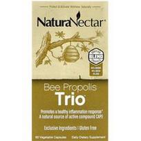 NaturaNectar, Bičių propolio trio™, 60 daržovių kapsulių