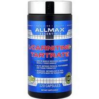 ALLMAX, Essentials, L-karnitinas + tartratas, 120 kapsulių