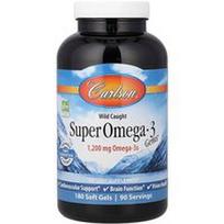 Carlson, Laukinėje gamtoje sugautos „Super Omega-3 Gems®“, 180 minkštųjų kapsulių