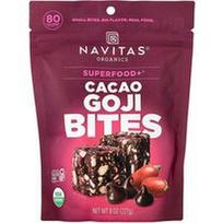 Navitas Organics, „Superfood+®“, kakavos ir goji uogų kąsneliai, 227 g