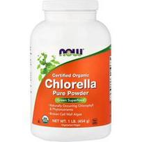 NOW Foods, Sertifikuota ekologiška chlorella, gryni milteliai, 454 g