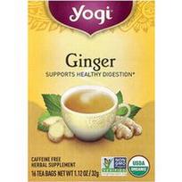 Yogi Tea, Imbieras, be kofeino, 16 arbatos pakelių, 32 g