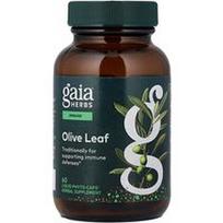 Gaia Herbs, Alyvuogių lapai, 60 skystų fitokapsulių® (680 mg vienoje kapsulėje)