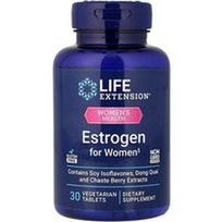 Life Extension, Moterų sveikata, estrogenai moterims, 30 vegetariškų tablečių