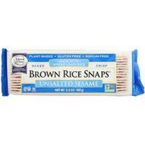 Edward & Sons, Rudieji ryžiai „Snaps®“, nesūdyti su sezamu, 100 g