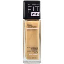Maybelline, Fit Me®, Dewy + Smooth Foundation, 220 natūralios smėlio spalvos, 1 fl oz (30 ml)