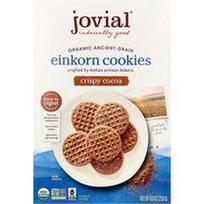 Jovial, Ekologiški Einkorn sausainiai, traški kakava, 8.8 uncijos (250 g)