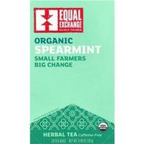 Equal Exchange, Ekologiška šaltmėtė, žolelių arbata, be kofeino, 20 arbatos maišelių, 0.99 uncijos (28 g)
