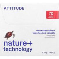 ATTITUDE, Indaplovės tabletės, 70 tablečių, 39.5 uncijos (1,120 g)