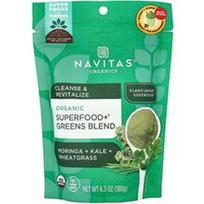 Navitas Organics, Ekologiškas Superfood+ ® žalumynų mišinys, 6.3 uncijos (180 g)