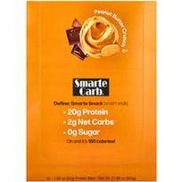 NuGo Nutrition, Smarte angliavandenių® baltymų batonėlis, žemės riešutų sviesto traškumas, 12 batonėlių, po 1.83 uncijos (52 g)
