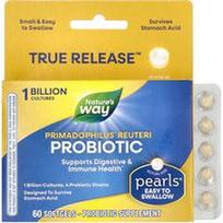 Nature's Way, Primadophilus® Reuteri probiotikas, 1 milijardas KFV, 60 minkštųjų kapsulių