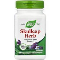 Nature's Way, Kaukolės kepurėlės žolė, 100 veganiškų kapsulių (425 mg vienoje kapsulėje)