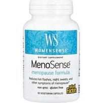 Natural Factors, „WomenSense®“, „MenoSense®“, menopauzės formulė, 90 vegetariškų kapsulių