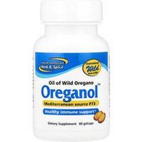North American Herb & Spice, Oreganol™, 60 gelio kapsulių