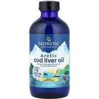 Nordic Naturals, Arkties menkių kepenų aliejus™, citrinų skonio, 237 ml
