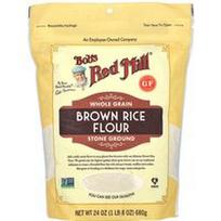 Bob's Red Mill, Rudųjų ryžių miltai, neskaldyti grūdai, 24 uncijos (680 g)