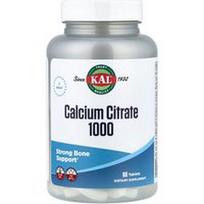 KAL, Kalcio citratas 1000, 90 tablečių (333 mg tabletėje)