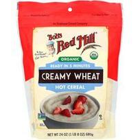 Bob's Red Mill, Ekologiški kreminiai kviečių karšti dribsniai, 24 uncijos (680 g)