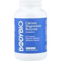 BodyBio, Kalcio ir magnio butiratas, 250 kapsulių
